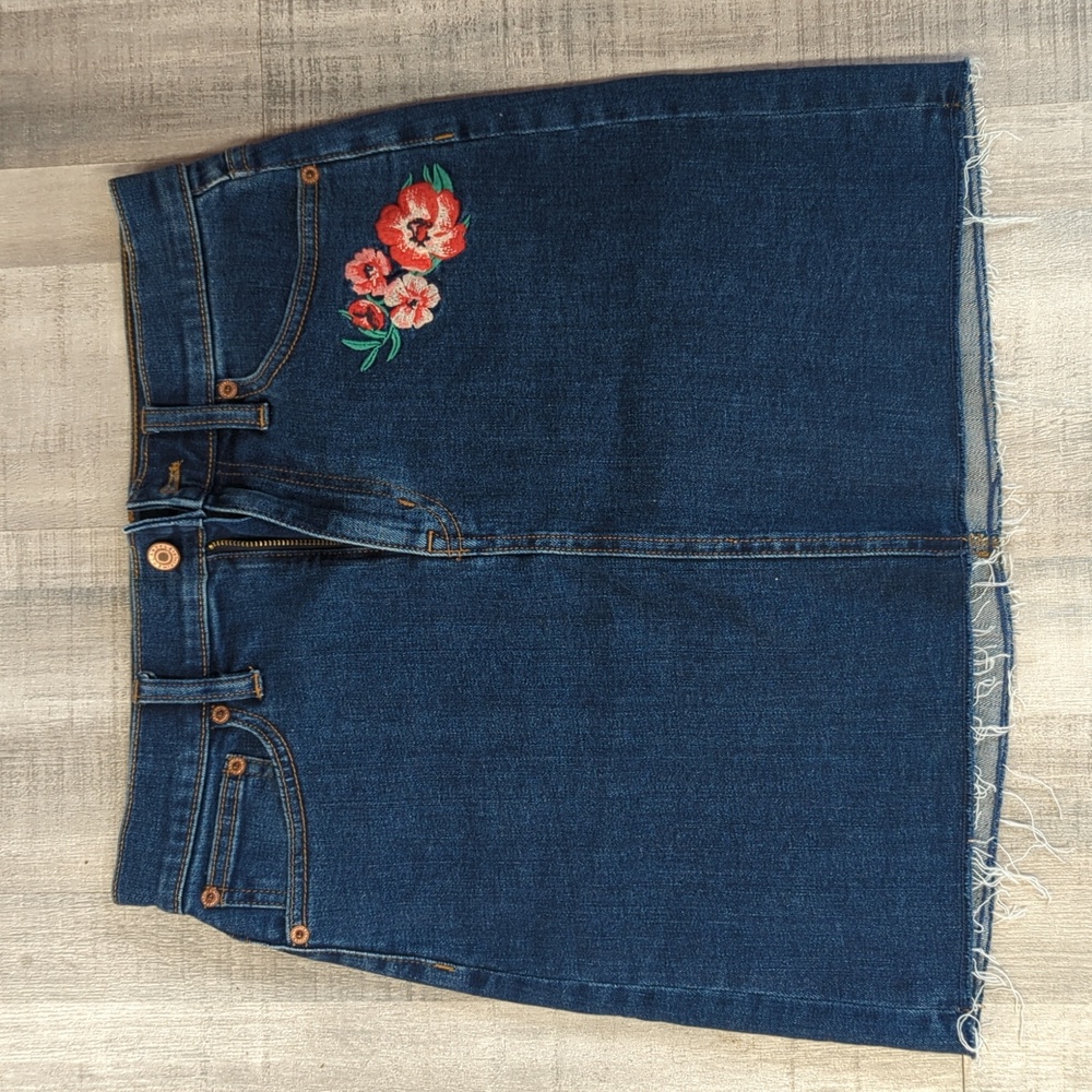Denim Mini Skirt